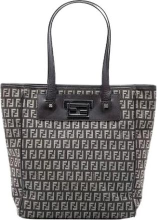 Fendi Pre-owned Tote Bags, female, Brown, Size: ONE SIZE Pre-owned Vintage Tote Bag
