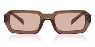 Prada PR A12S 17O60B Womens Sunglasses Brown Size 52