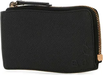 Boyy Womens Card Case Black Leather Cases