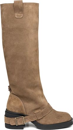 Steve Madden Womens Suede Aletta 275 Boots - Taupe - Size UK 3
