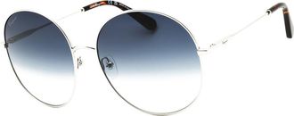 Ferragamo SF299S 041 Mens Sunglasses Silver Size 60