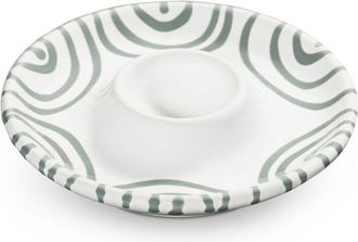 Gmundner Keramik Gmundner Keramik - Gmundner Cer&aacute;mica Gris Flameada, Huevera (&oslash; 12 Cm)