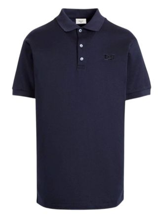 Bally Mens Tipped Regular Fit Polo Shirt In Ink