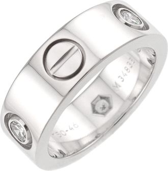 Cartier White Gold (18K) Band Ring (Pre-Owned)