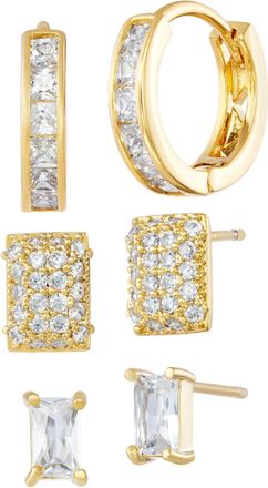 Savvy Cie Jewels GOLD PLATED OVER BRASS TRIO BOXED SET