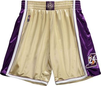 Mitchell & Ness NBA Authentic Hall Of Fame Los Angeles Lakers Kobe Bryant 1996-2016 Shorts Gold Purple ASHRCP20025-LALGOLD96KBR
