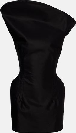 Magda Butrym Abito corsetto asimmetrico in cotone