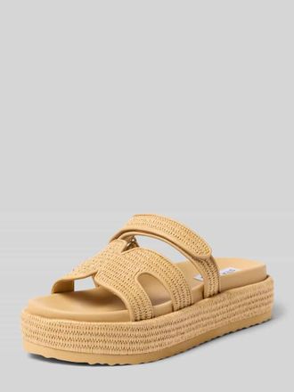 Steve Madden Sandalette mit Plateausohle Modell Bigmissile in Sand, Gr&ouml;&szlig;e 36
