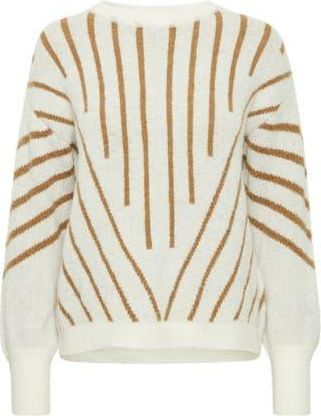 b.young Otika Jacquard Sweater in Marshmellow Mix at Nordstrom Rack, Size X-Small