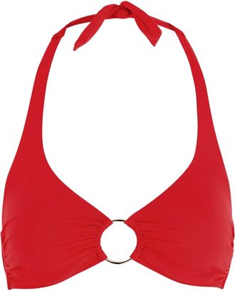 Melissa Odabash Top bikini Brussels con anello - Rosso