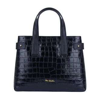 Pierre Cardin Handtas met handvat - Dames - Handtassen - Blauw - ONE Size - Leer - Tassen