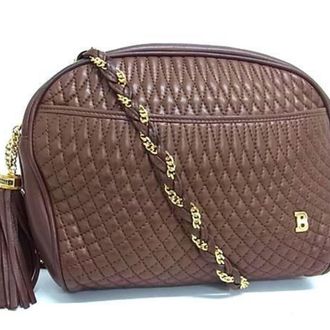 Bally Leather Handbag Shoulder Bag Tote Bag (Pre-Owned)