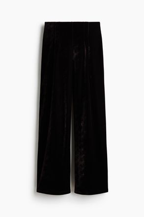 H&M Velourshose - Brown