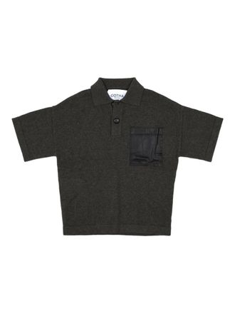 Gotha mélange-effect polo shirt - men - Fabric - 2 - Black