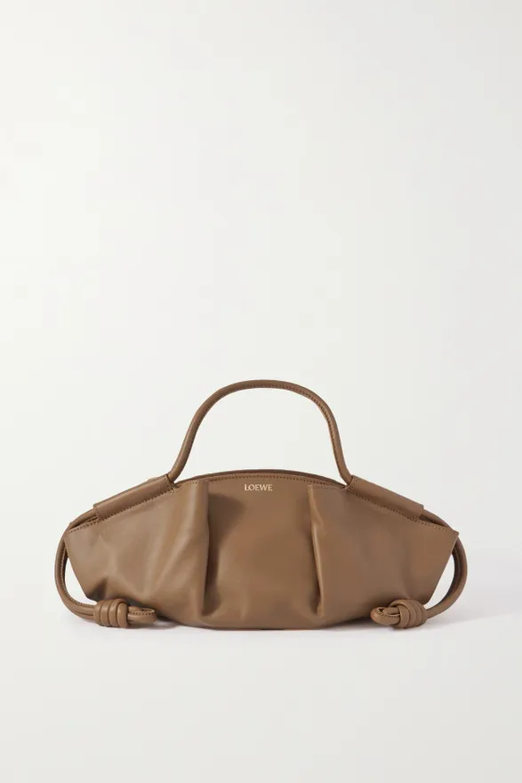 Paseo Leather Shoulder Bag - Brown - One size