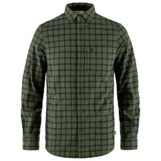 Fj&auml;llr&auml;ven &Ouml;vik Flannel Shirt Hemd f&uuml;r Herren | oliv