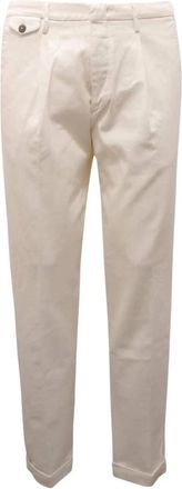 Michael Coal Regular Fit Broek - Heren - Chinos - Wit - L - Katoen - Broeken