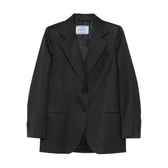 Prada Single-breasted Gabardine Jacket