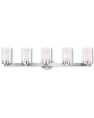 Livex Lighting Livex Manhattan 5-Light Brushed Nickel Bath-Light