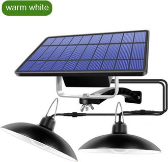OEM L&aacute;mparas Colgantes Solares Led De 2 Luces Para Cobertizo De Jard&iacute;n, Terraza, Balc&oacute;n O Jard&iacute;n, Para Uso Interior Y Exterior