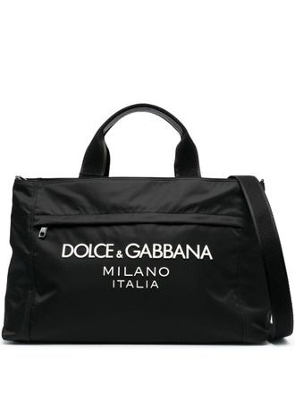 Dolce & Gabbana Borsone Logo Lettering
