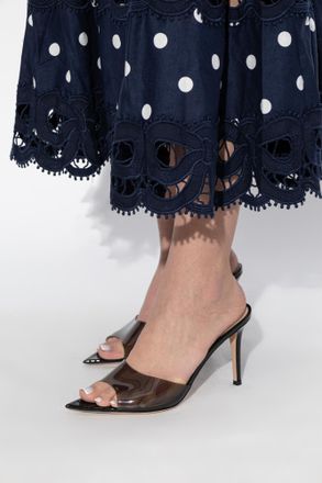 Gianvito Rossi Elle 85 Heeled Mules, Womens, Black