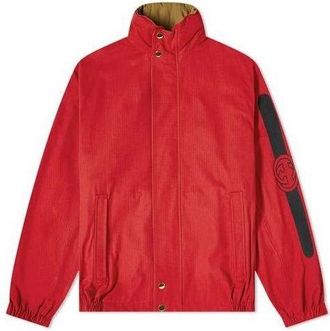 Gucci Reversible Logo Arm Hooded Jacket Red 618902-ZAEOM-6082