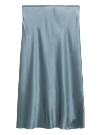 Dorothee Schumacher Charmeuse zijden onderrok - Blauw