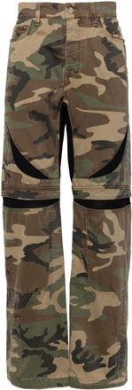 Amiri camouflage print denim jeans - men - Cotton - 29 - Green