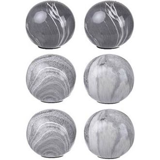 A & B Home Set of 6 Marbleized Ball Accents in Gray at Nordstrom Rack