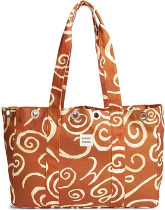 Damson Madder Large Canvas Eyelet Tote in Brown at Nordstrom