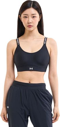 Under Armour Sport-BH UNDER ARMOUR UA INFINITY MID 2.0 BRA, Damen, Gr. XL, N-Gr, weiss (schwarz,, wei&szlig;), Obermaterial: 86% Polyester, 14% Elasthan, BHs Sport-BH, m