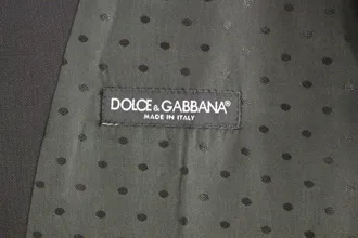 Dolce & Gabbana Wool Formal Dress Vest - Black