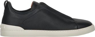 Ermenegildo Zegna Logo Detail Leather Sneakers