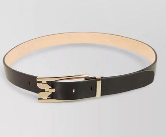 Victoria Beckham calf leather pin buckle belt