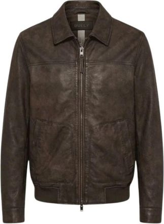 Bully Ant-At 01 Jacket - Heren - Leren en Su&egrave;de Jassen - Bruin - L - Leer - Jassen