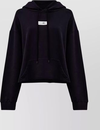 Maison Margiela hooded cotton jersey sweatshirt