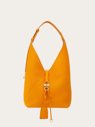Ferragamo Women V-shaped hobo bag (M) Orange