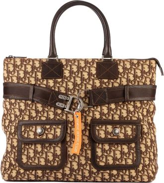 Dior Borsa con monogramma e manico anni 90 - Toni neutri