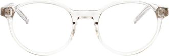 Saint Laurent M163 Optical Frame - unisex - Brillen - Beige - 50 MM - Accessoires