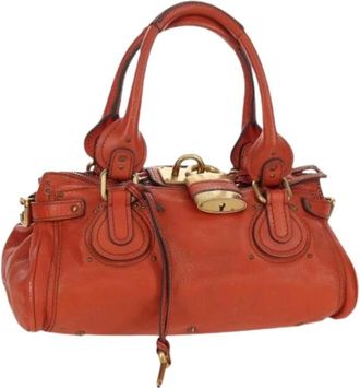 Chlo&eacute; Pre-owned Handbags, female, Orange, Size: ONE SIZE Pre-owned Hand Bag