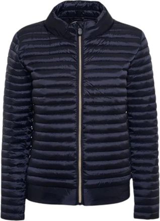 Save The Duck Navy Blue Gewatteerde Jas Alyssa Model - Dames - Winterjassen - Blauw - S - Nylon - Jassen
