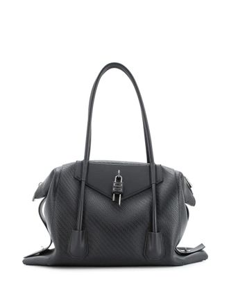 Givenchy Antigona Soft Lock Bag Braided Leather tote bag - Black