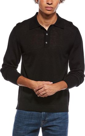 Officine G&eacute;n&eacute;rale Officine Generale Brutus Italian Merino Wool Polo Shirt