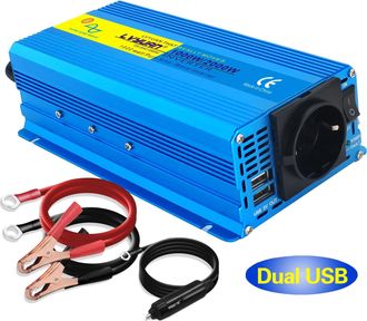 OEM Inversor De Potencia, 1300 W De Potencia Continua, Salida De Onda Sinusoidal Pura, 2000 W - 12 V - 220 V