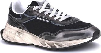 Dsquared2 Mens Sprinter Sneakers Acciaio