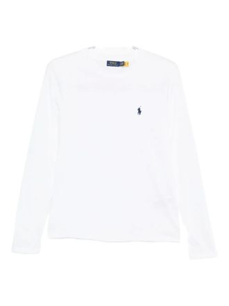 Polo Ralph Lauren Polo Pony-embroidered jersey T-shirt - unisex - Cotton - L - White