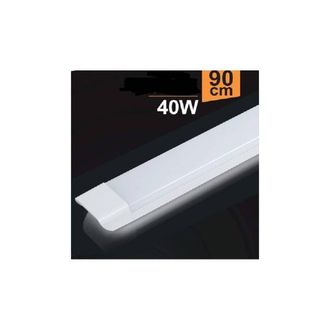 Trade Shop Trade Shop Traesio - Trade Shop - Plafoniera Led Slim 40 W 90 Cm Sottopensile Ripiani Luce Calda Fredda Naturale