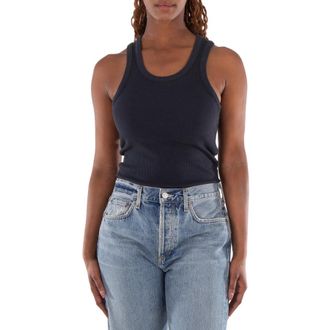 A Gold E Poppy Organic Cotton-Blended Tank, Size Large