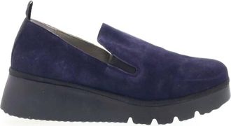 FLY London Womens Pece Wedge In Navy